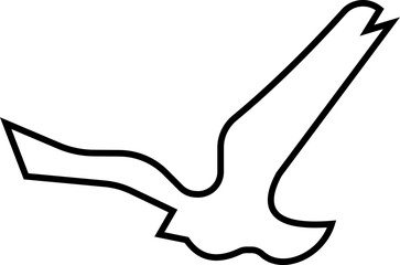 Birds icon, Flying birds, animals, black silhouette, monochrome bird logo, abstract sticker on house wall or glass, Printable, protect birds from impact vector symbols, template designs art elements