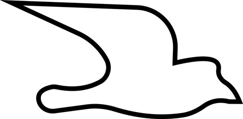 Birds icon, Flying birds, animals, black silhouette, monochrome bird logo, abstract sticker on house wall or glass, Printable, protect birds from impact vector symbols, template designs art elements