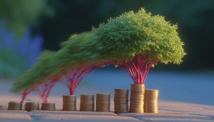 Growing investment concept