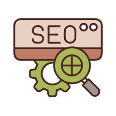 Search Engine Icon for SEO and Online Visibility