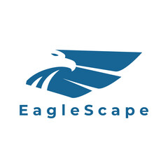 Stylized Eagle Head and Wings Logo – Professional Business Symbol