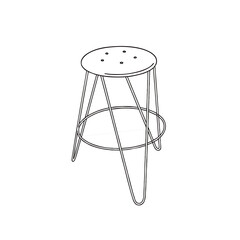 silhouette image of a chair with a transparent background