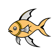 fish animal sea cartoon