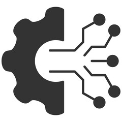 Streamlining  Glyph Icon Element For Design