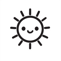 cute planet icons for children's book entertainment and children's learning books