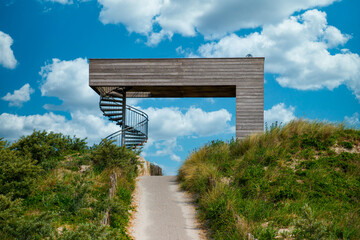 Aussichtsplattform, Insel Norderney, Niedersachsen, Deutschland