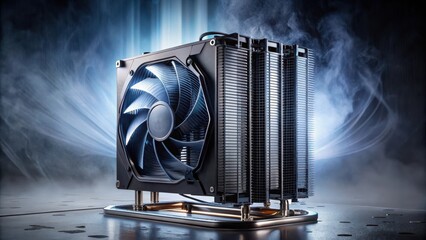 High-Performance CPU Cooler with Efficient Heat Dissipation System for Optimal Thermal Management