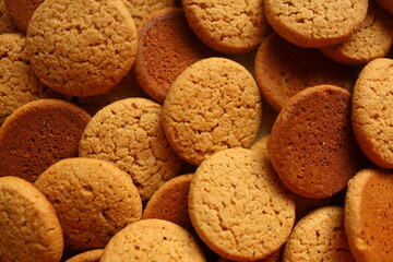 almond cookies background