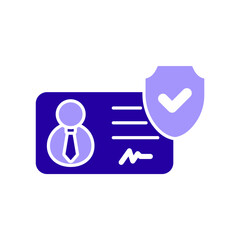 Icon a protection, isolated against a clean background.