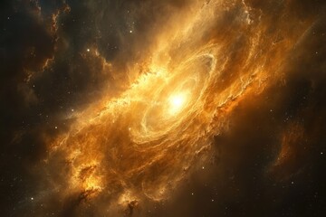 Obraz premium Marvel of the Starry Nebula showcasing cosmic beauty in vibrant colors, The Starry Nebula simulation of a nebula in space The theme of the discovery of new solar systems