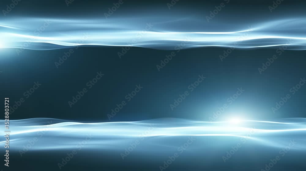 Canvas Prints seamless looping glowing waves with spot lights copy space background.