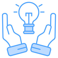 Opportunity Blue Icon Element For Design