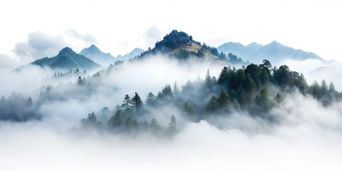 Misty Mountain Fashion Shoot: Ethereal Apparel & Foggy Peaks Photography