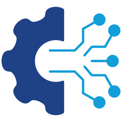 Fototapeta premium Streamlining Dual Tone Icon Element For Design