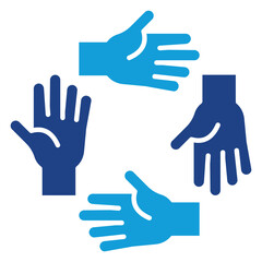 Belonging Dual Tone Icon Element For Design