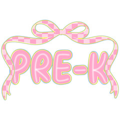 Pre-School PNG – Cute Back to School Sublimation Design for Early Education and Little Learners