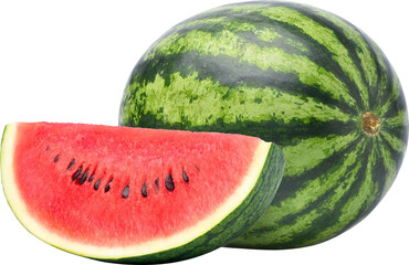 Watermelon Isolated From Background