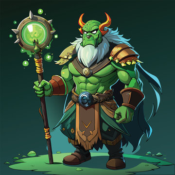 A fun cartoon warrior turtle illustration with a sword and RGP