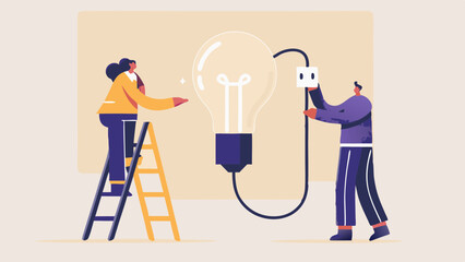 Creative Collaboration and Idea Generation Teamwork to Light Up Innovation and Problem Solving with a Lightbulb Metaphor