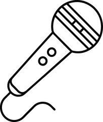 illustration of a microphone