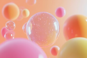 Bubbles create a vibrant and dynamic atmosphere for a flash sale announcement with engaging motion graphics, Bubbles Flash sale motion graphic video