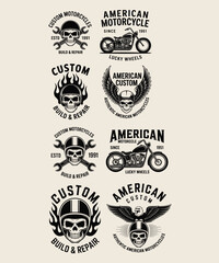 Set of vintage retro labels and badges with a premium quality design