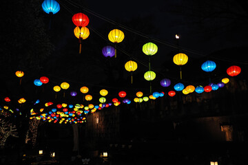 グラバー園の提灯フェスティバル