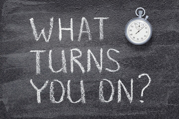what turns you on watch