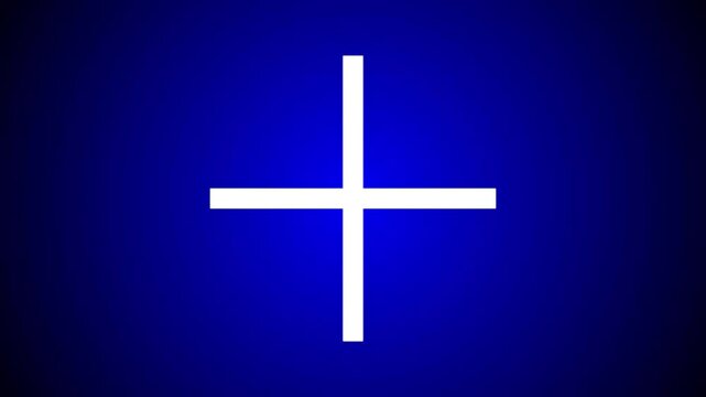 add to list icon or logo isolated sign symbol video, A plus sign enclosed in a black background.4k