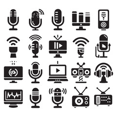 set of icons