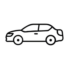vector illustration of a car icon