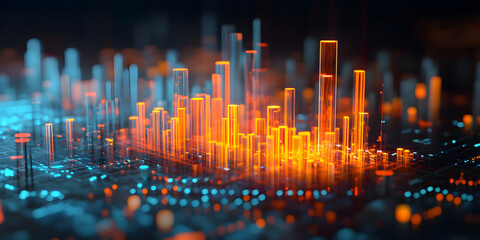 fiber optics background with lots light spots