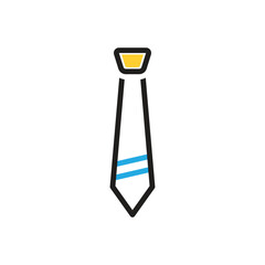 Multi color icon for tie