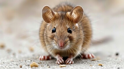 Close up of rat in home insulation  highlighting the urgent need for pest control and prevention