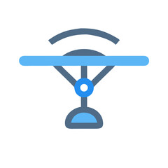 Precision Farming Icon Three Quarter View Transparent