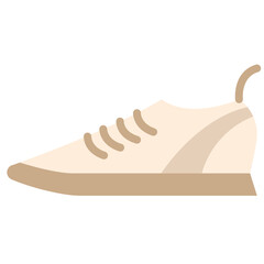 Sneakers Flat Icon, Fashion Shopping Store Element Flat Icon