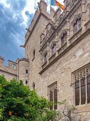 View of Silk Exchange building 