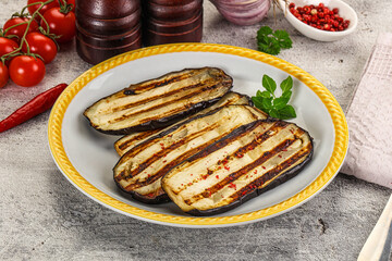  Vegan Grilled eggplant slices snack