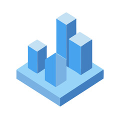 Obraz premium Smart City Planning Diagram Isometric View illustration Isolated
