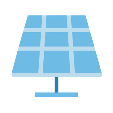 Solar Panel Array Icon Flat Design Transparent illustration Element
