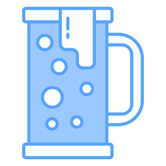 Beer Blue Icon