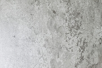 Fototapeta premium Texture of old concrete wall. light grey color cement texture background. Gray pastel rough crack cement texture stone concrete, rock plastered stucco wall; painted flat fade background.