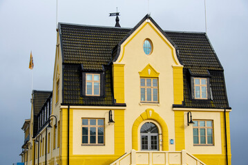Building in Port of Harstad - Norway