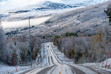 European Route E6 in Troms County - Norway