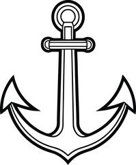anchor on a white background