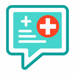 Obraz premium first aid kit icon