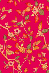 floral and patola ajrak stressing design for Fabrice printing  design with high quality