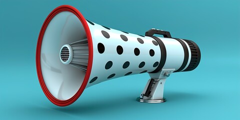megaphone Minimalistic Photo with copy space,