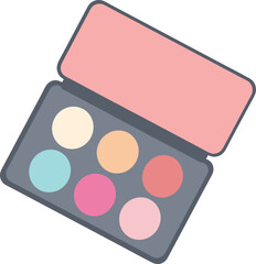 Eyeshadow Quad Palette


“Flat vector of a four-color pastel eyeshadow palette in pink case, soft tones, delicate hand-drawn style.”

