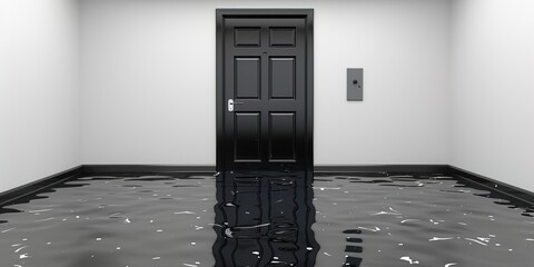 Epoxy flooring Minimalistic Photo with copy space, 